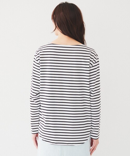 UNTITLED(アンタイトル)の「◆【着回し/首元スッキリ】ボートネック天竺プルオーバー(Tシャツ/カットソー・レディース・ホワイト系5/ホワイト・50/00/02/04/44/48)」の15枚目の写真