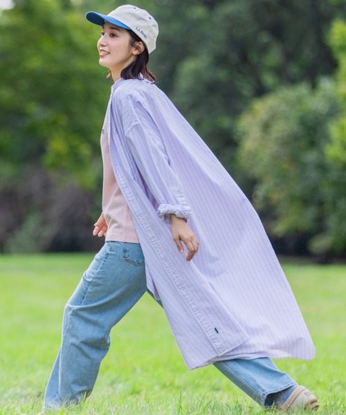 L.L.Bean（エルエルビーン）の「【JAPAN EDITION】オロノ・ロングスリーブ・ロング・シャツ（シャツワンピース・レディース・グリーン系その他/ブルー系その他/ピンク系その他/イエロー系その他・MEDIUM）」の20枚目の写真