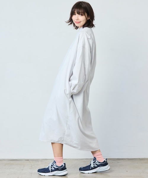 【 】CKJ ロングスリーブシャツワンピース★送料無料 セール】【JAPAN EDITION】オロノ・ロングスリーブ・ロング
