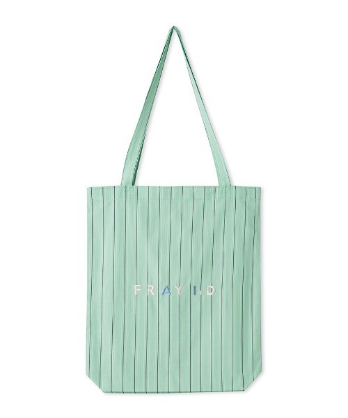 FRAY I.D（フレイアイディー）の「マルチファブリックロゴトートバッグ（トートバッグ・レディース・ピンク/ブラック/ホワイト/ブルー/グリーン・FREE）」の3枚目の写真