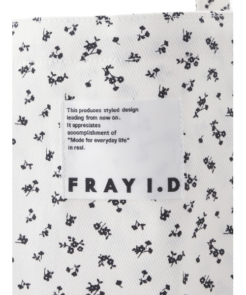 FRAY I.D（フレイアイディー）の「マルチファブリックロゴトートバッグ（トートバッグ・レディース・ピンク/ブラック/ホワイト/ブルー/グリーン・FREE）」の9枚目の写真