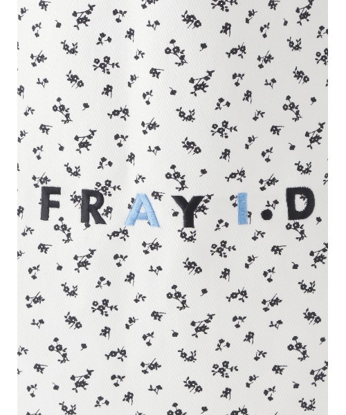 FRAY I.D（フレイアイディー）の「マルチファブリックロゴトートバッグ（トートバッグ・レディース・ピンク/ブラック/ホワイト/ブルー/グリーン・FREE）」の10枚目の写真