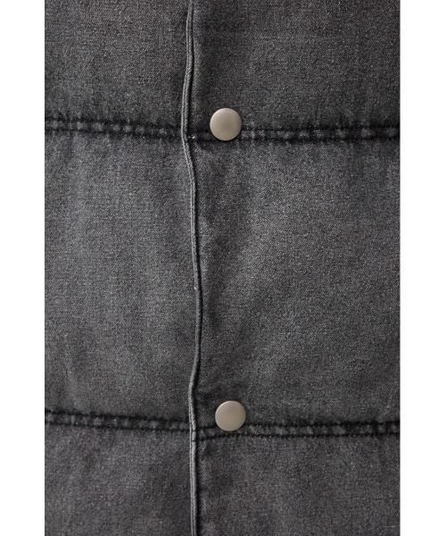 AZUL by moussy（アズールバイマウジー）の「ヴィンテージ中綿ベスト（ダウンベスト・メンズ・ブルー/ブラック・MEDIUM/LARGE）」の12枚目の写真