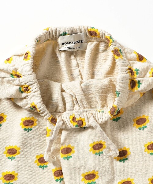 【新品】Bobo choses ボボショーズ　フラワー　ワンピース SALE!!【Bobo Choses】ボボショーズ Chocolate Flowers All Over