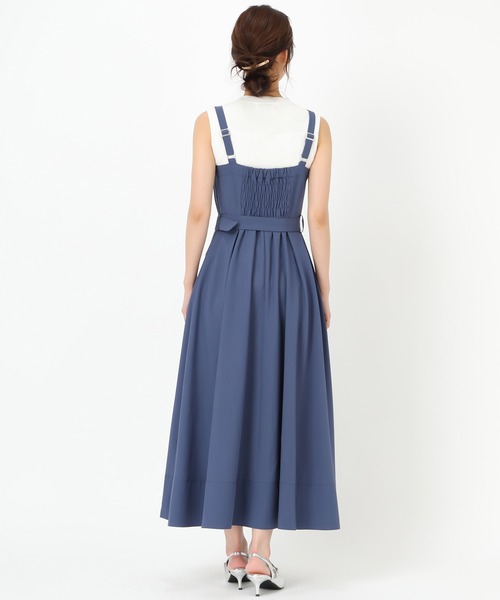 MISCH MASCH（ミッシュマッシュ）の「ベルト付きジャンスカ（ワンピース・レディース・ベージュ/ブルー/グレー・S/M）」の19枚目の写真