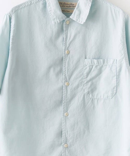 REMI RELIEF(レミレリーフ)の「REMI RELIEF/レミレリーフ コットンシルク アロハシャツS/S(刺繍:フラガール)(シャツ/ブラウス・メンズ・オフホワイト/サックスブルー/ネイビー・M/L/XL)」の15枚目の写真