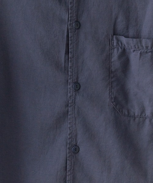 REMI RELIEF(レミレリーフ)の「REMI RELIEF/レミレリーフ コットンシルク アロハシャツS/S(刺繍:フラガール)(シャツ/ブラウス・メンズ・オフホワイト/サックスブルー/ネイビー・M/L/XL)」の14枚目の写真