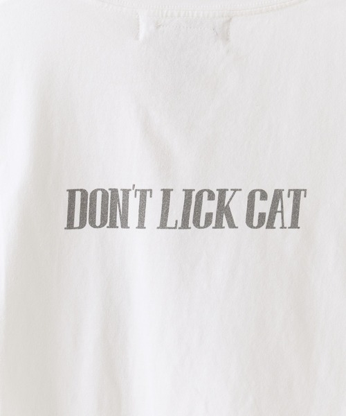 REMI RELIEF(レミレリーフ)の「REMI RELIEF/レミレリーフ HARD SP加工20/-天竺BIGサイズT(CAT) 半袖Tシャツ(Tシャツ/カットソー・メンズ・オフホワイト/ブラック・M/L/XL)」の12枚目の写真