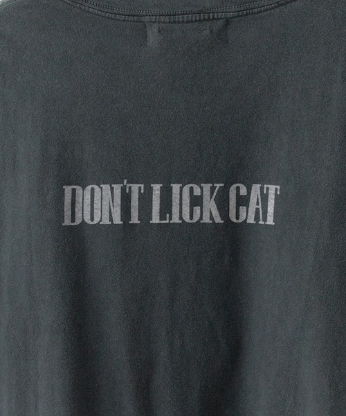 REMI RELIEF(レミレリーフ)の「REMI RELIEF/レミレリーフ HARD SP加工20/-天竺BIGサイズT(CAT) 半袖Tシャツ(Tシャツ/カットソー・メンズ・オフホワイト/ブラック・M/L/XL)」の11枚目の写真