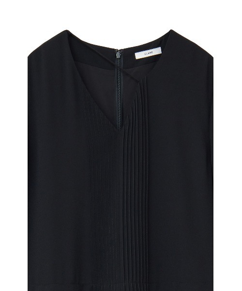 ワンピース CLANE SLANT PINTUCK LOOSE ONEPIECE セール】SLANT PINTUCK LOOSE ONEPIECE（ワンピース）｜CLANE
