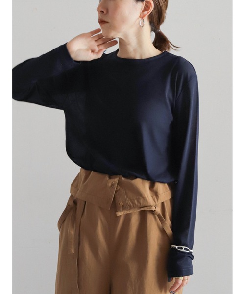 シアーポリ クルーネックロンTEE | NOMBRE IMPAIR