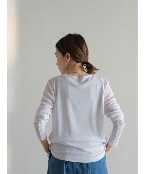 シアーポリ クルーネックロンTEE | NOMBRE IMPAIR