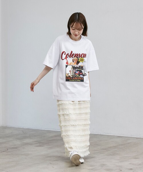 セール】【Coleman】レトロプリントCOOL Tシャツ（Tシャツ