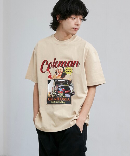 COLEMAN（コールマン）の「【Coleman】レトロプリントCOOL Tシャツ（Tシャツ/カットソー・メンズ・ケリーグリーン/ベージュ/ホワイト・XL/L/M/S）」の11枚目の写真