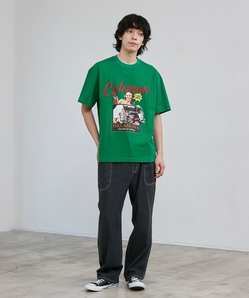 COLEMAN（コールマン）の「【Coleman】レトロプリントCOOL Tシャツ（Tシャツ/カットソー・メンズ・ケリーグリーン/ベージュ/ホワイト・XL/L/M/S）」の18枚目の写真