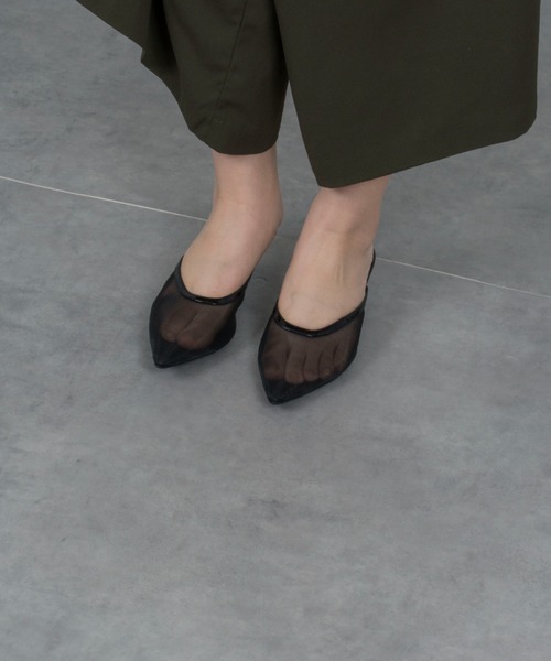 Mollini（モリーニ）の「【Mollini/モリーニ】メッシュパンプス　ミュールサンダル（パンプス・レディース・ブラック/ブラウン・38/37/36）」の19枚目の写真