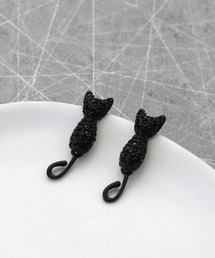 CATシルエットイヤリング