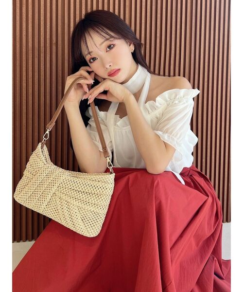 RESEXXY（リゼクシー）の「チョーカーコンビブラウス（シャツ/ブラウス・レディース・その他1/ホワイト/ピンク・FREE）」の8枚目の写真