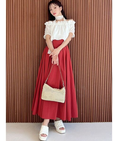 RESEXXY（リゼクシー）の「チョーカーコンビブラウス（シャツ/ブラウス・レディース・その他1/ホワイト/ピンク・FREE）」の11枚目の写真