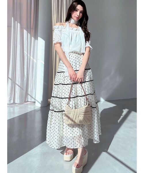 RESEXXY（リゼクシー）の「チョーカーコンビブラウス（シャツ/ブラウス・レディース・その他1/ホワイト/ピンク・FREE）」の16枚目の写真