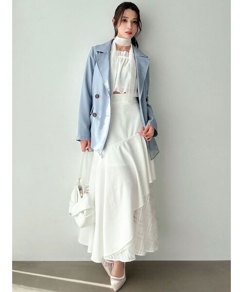 RESEXXY（リゼクシー）の「チョーカーコンビブラウス（シャツ/ブラウス・レディース・その他1/ホワイト/ピンク・FREE）」の19枚目の写真