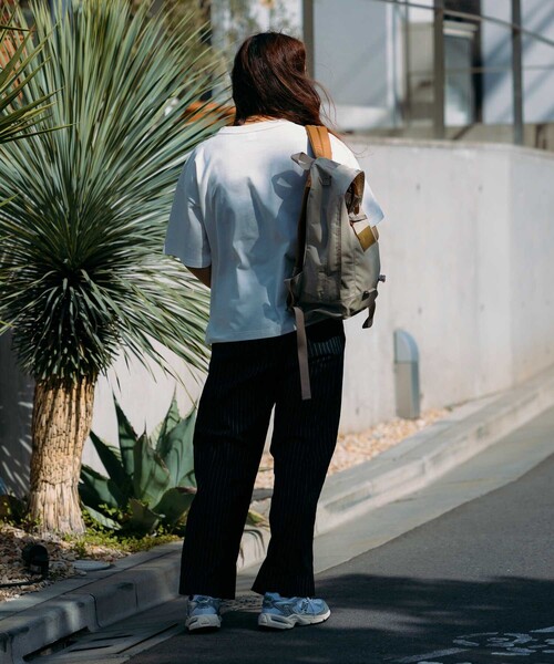 FREAK'S STORE(フリークスストア)の「NANGA × FREAK'S STORE/ナンガ 別注 エコハイブリット ボックスシルエットTシャツ(Tシャツ/カットソー・レディース・ブラック/ホワイト・フリ-)」の6枚目の写真