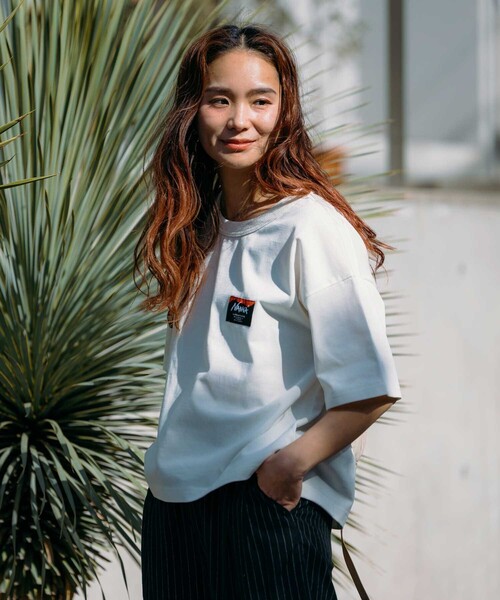 FREAK'S STORE(フリークスストア)の「NANGA × FREAK'S STORE/ナンガ 別注 エコハイブリット ボックスシルエットTシャツ(Tシャツ/カットソー・レディース・ブラック/ホワイト・フリ-)」の8枚目の写真