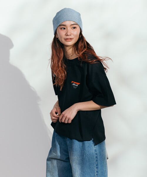 FREAK'S STORE(フリークスストア)の「NANGA × FREAK'S STORE/ナンガ 別注 エコハイブリット ボックスシルエットTシャツ(Tシャツ/カットソー・レディース・ブラック/ホワイト・フリ-)」の16枚目の写真