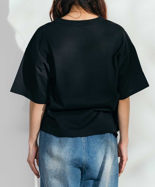 FREAK'S STORE(フリークスストア)の「NANGA × FREAK'S STORE/ナンガ 別注 エコハイブリット ボックスシルエットTシャツ(Tシャツ/カットソー・レディース・ブラック/ホワイト・フリ-)」の21枚目の写真