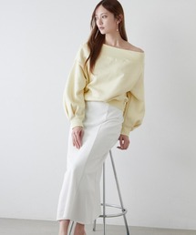 SNIDEL（スナイデル）の「ラメプリーツニットスカート（スカート  