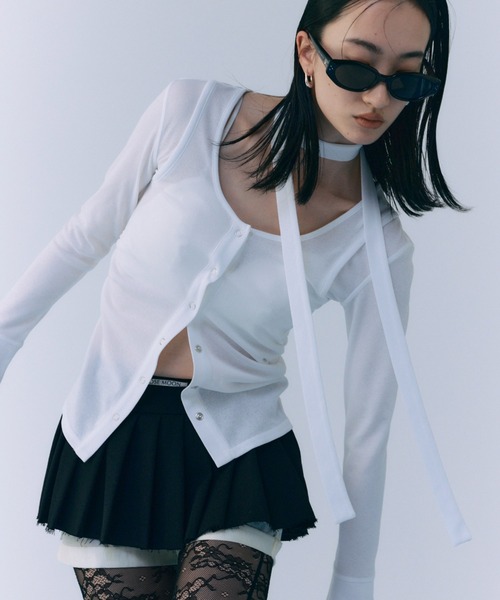 トップス josemoon scarf choker tops josemoon scarf choker tops