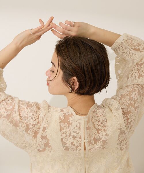 シアーレースブラウス KOOS】シアー レース ブラウス | NEW ARRIVAL | Cour Carre an