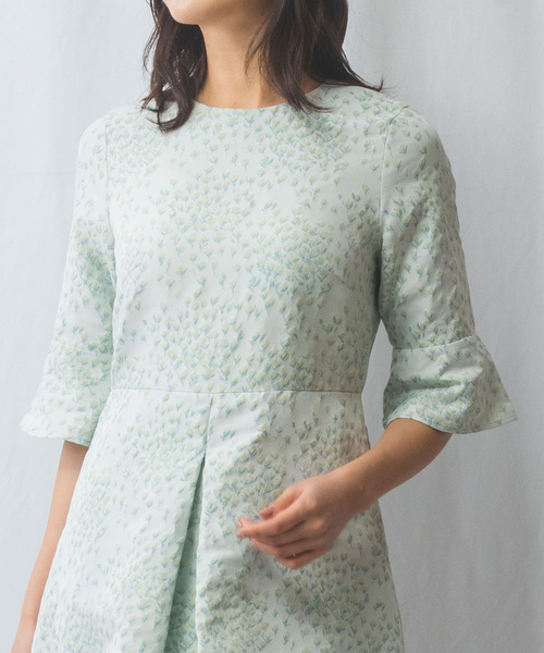 NARACAMICIE（ナラカミーチェ）の「【NALACARA】小花JQ切替ワンピース