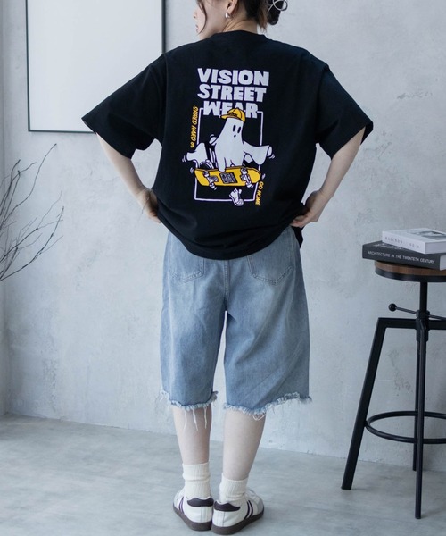 VISION STREET WEAR(ヴィジョンストリートウェア)の「【VISION STREET WEAR / ヴィジョンストリートウェア】ゴーストスケーターTシャツ(Tシャツ/カットソー・メンズ・ブラック/ホワイト/ダークグリーン・M/L/XL)」の20枚目の写真