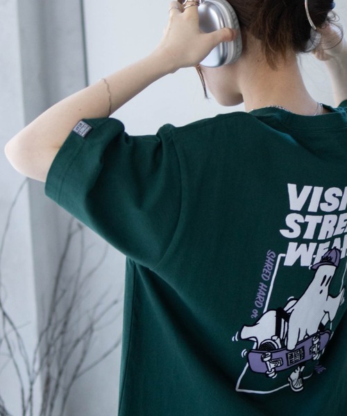 VISION STREET WEAR(ヴィジョンストリートウェア)の「【VISION STREET WEAR / ヴィジョンストリートウェア】ゴーストスケーターTシャツ(Tシャツ/カットソー・メンズ・ブラック/ホワイト/ダークグリーン・M/L/XL)」の16枚目の写真