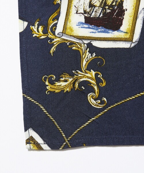 FREAK'S STORE（フリークスストア）の「ウォッシャブル レーヨン プリントスカーフ/PRINT SCARF（バンダナ/スカーフ・メンズ・ブラック/ワインレッド/キャメル/ネイビー・ﾌﾘ-）」の10枚目の写真