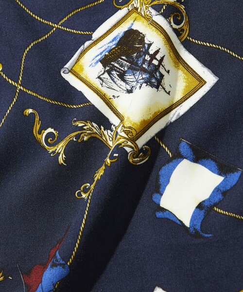 FREAK'S STORE（フリークスストア）の「ウォッシャブル レーヨン プリントスカーフ/PRINT SCARF（バンダナ/スカーフ・メンズ・ブラック/ワインレッド/キャメル/ネイビー・ﾌﾘ-）」の8枚目の写真