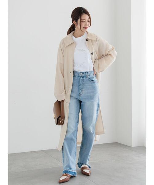 Te chichi（テチチ）の「【宮本茉由着用】ストレートシルエットDenim（その他パンツ・レディース・ブルー/オフホワイト/サックスブルー・M/S）」の9枚目の写真