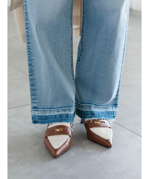 Te chichi（テチチ）の「【宮本茉由着用】ストレートシルエットDenim（その他パンツ・レディース・ブルー/オフホワイト/サックスブルー・M/S）」の13枚目の写真