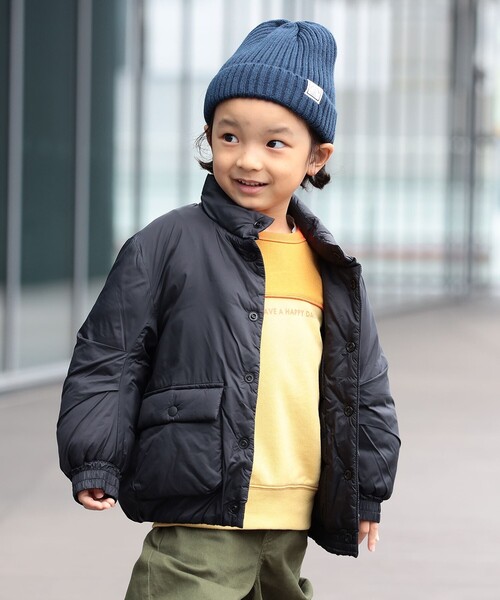 B:MING by BEAMS（ビーミングバイビームス）の「機能綿 ブルゾン 2025FW（90～160cm）（ブルゾン・キッズ・ベージュ/ブラック/グリーン・160/150/140/130/120/110/100/90）」の2枚目の写真