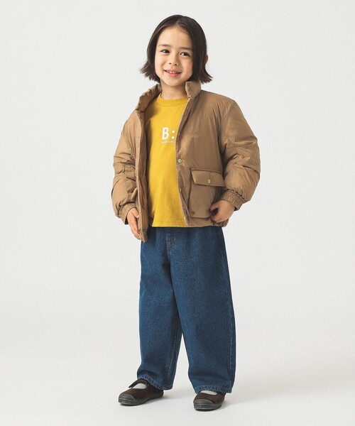 B:MING by BEAMS（ビーミングバイビームス）の「機能綿 ブルゾン 2025FW（90～160cm）（ブルゾン・キッズ・ベージュ/ブラック/グリーン・160/150/140/130/120/110/100/90）」の8枚目の写真