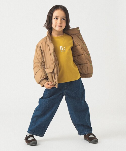 B:MING by BEAMS（ビーミングバイビームス）の「機能綿 ブルゾン 2025FW（90～160cm）（ブルゾン・キッズ・ベージュ/ブラック/グリーン・160/150/140/130/120/110/100/90）」の9枚目の写真