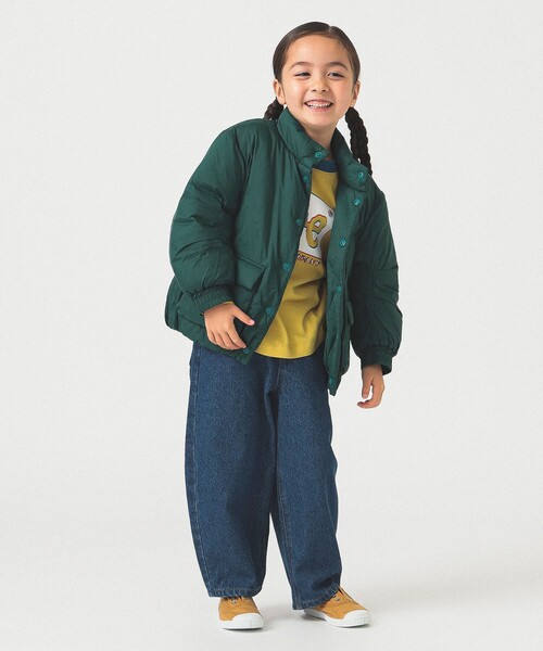 B:MING by BEAMS（ビーミングバイビームス）の「機能綿 ブルゾン 2025FW（90～160cm）（ブルゾン・キッズ・ベージュ/ブラック/グリーン・160/150/140/130/120/110/100/90）」の13枚目の写真