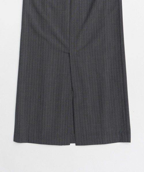 セール】ディープタックスーチングスカート / Deep Tuck Suiting