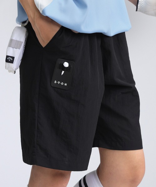 antiqua(アンティカ)の「【STCH】テックナイロン ショートパンツ(その他パンツ・レディース・ブラック/ベージュ・ML/LXL)」の2枚目の写真