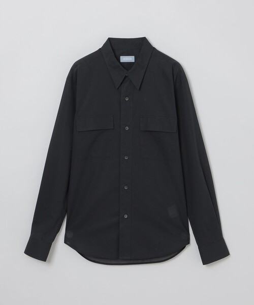 MACKINTOSH PHILOSOPHY（ﾏｯｷﾝﾄｯｼｭ ﾌｨﾛｿﾌｨｰ）の「GREY LABEL シアーコットンボイルシャツ（シャツ/ブラウス・レディース・ブルー系その他3/ブラック/イエロー・2/6）」の2枚目の写真