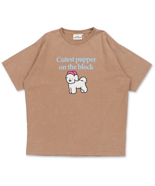 セール】ヴィンテージライクプリントTシャツ/ドッグ（Tシャツ