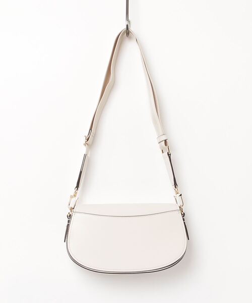MICHAEL KORS(マイケルコース)の「MICHAEL KORS Mila Medium Leather Messenger Bag マイケルコース ミリア ミディアム レザーメッセンジャーバッグ(ショルダーバッグ・レディース・ベージュ・FREE)」の9枚目の写真
