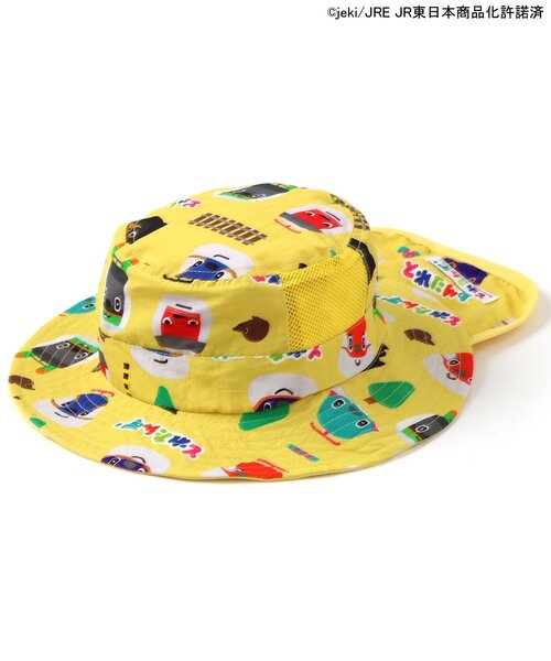 Ampersand（アンパサンド）の「【とれたんず】アウトドアハット（ハット・キッズ・イエロー/オフホワイト・48/50/52/54）」の11枚目の写真