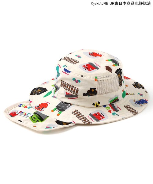 Ampersand（アンパサンド）の「【とれたんず】アウトドアハット（ハット・キッズ・イエロー/オフホワイト・48/50/52/54）」の12枚目の写真